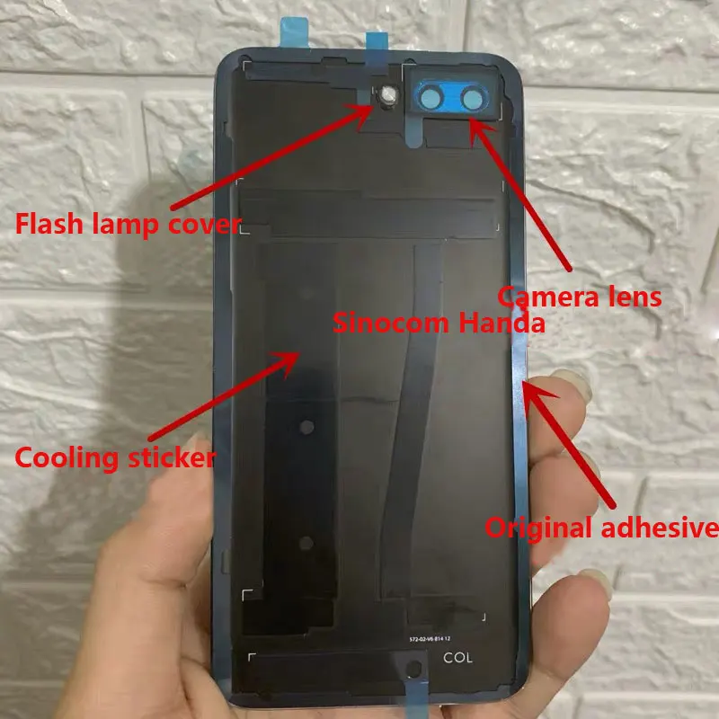 Для huawei Honor 10 стеклянный задний корпус для huawei Honor 10 батарея задняя крышка заднего стекла запасной чехол запасные части