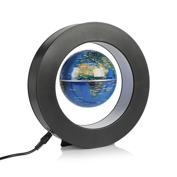 

Magnetic Suspension Round Shape World Map Anti-gravity Earth Globe LED Lights Home Decor Desk Decorations Birthday Gifts