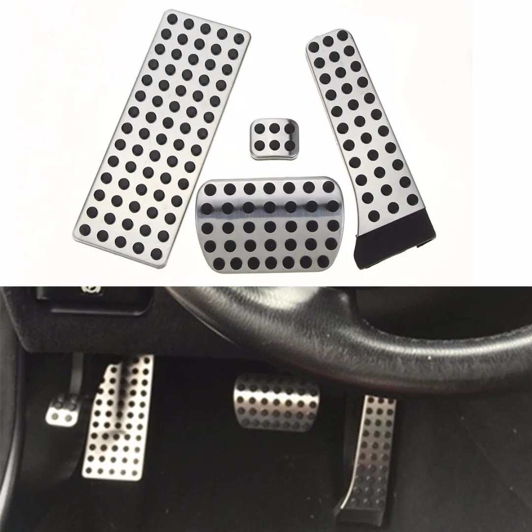 

4pcs/set Steel Gas Brake Foot Pedal Gas Brake Pedal Accessories Kit For Mercedes Benz W203 W204 W211 W212 C180/C200/C22