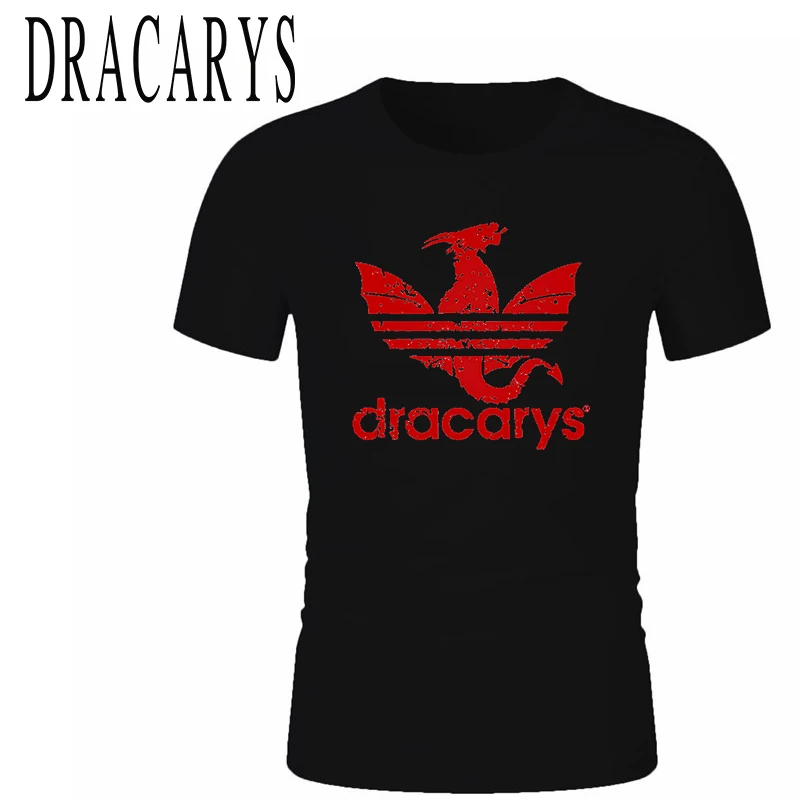 DRACARYS/Брендовая женская футболка одежда для игр престолов летняя Harajuku с короткими