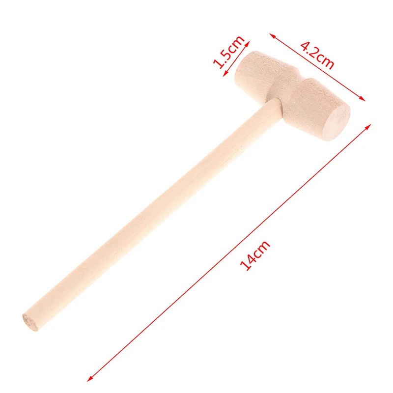 1/5/10Pcs Carving Tool Wooden Hammer Mallet Leather Craft Jewelry Making Hammer Tool 2