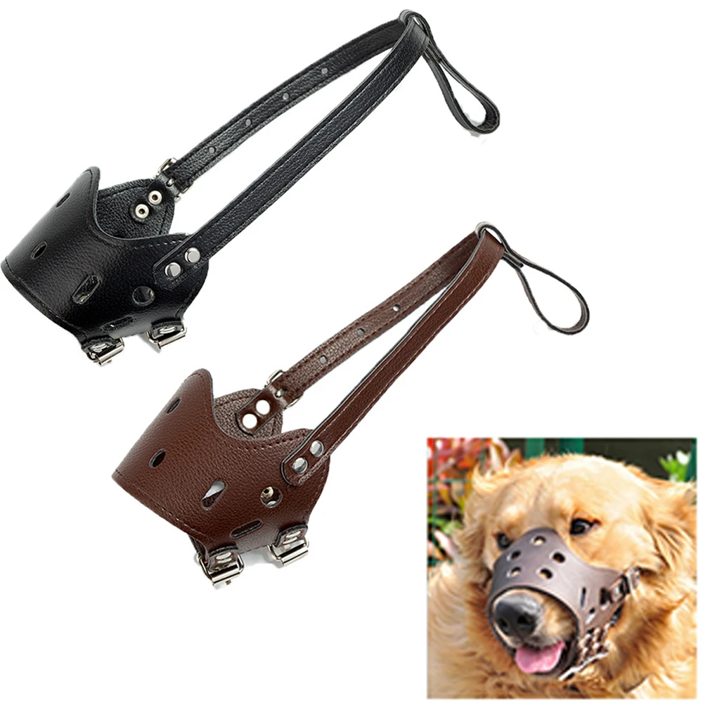 using a muzzle to stop chewing