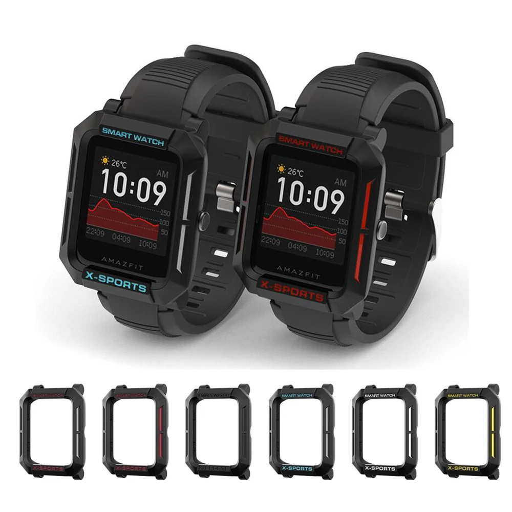 

TPU Soft Edge Frame Protector Smartwatch Case Shell For Amazfit BIP S/Lite/U/Pro GTS 2/GTS2 Mini Watch Protective Bumper Cover