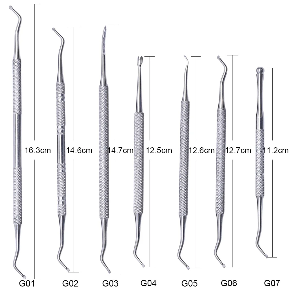 New 1 Pcs Dual End Nail Toenails Lifter Stainless Steel Bunion Corrector Foot Cleaning Care Ingrown Hook Home DIY Pedicure Tool