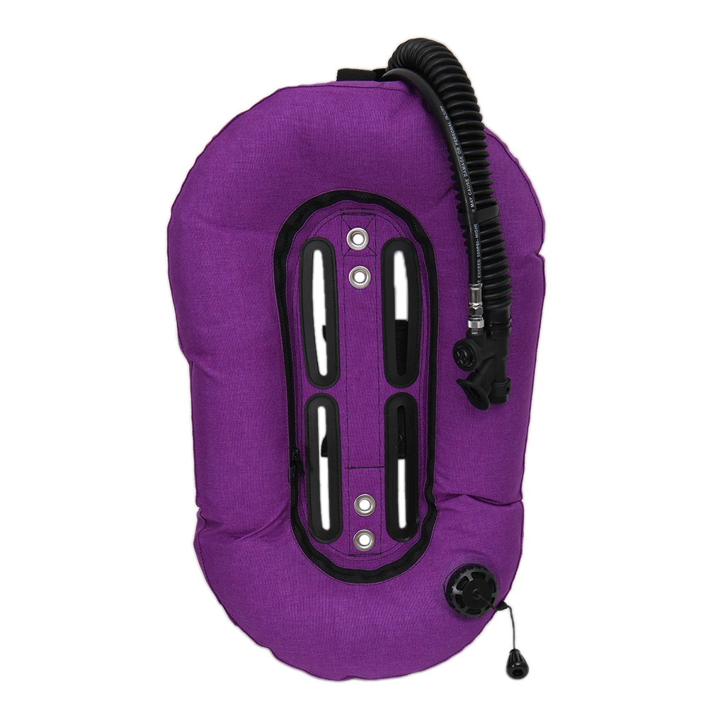 Purple 64x43cm Сверхмощный Дайвинг пончик крыло один танк Freediving BCD Набор 30 фунтов/13,3 кг многоцветный Дайвинг пончик крыло - Цвет: Purple 64x43cm