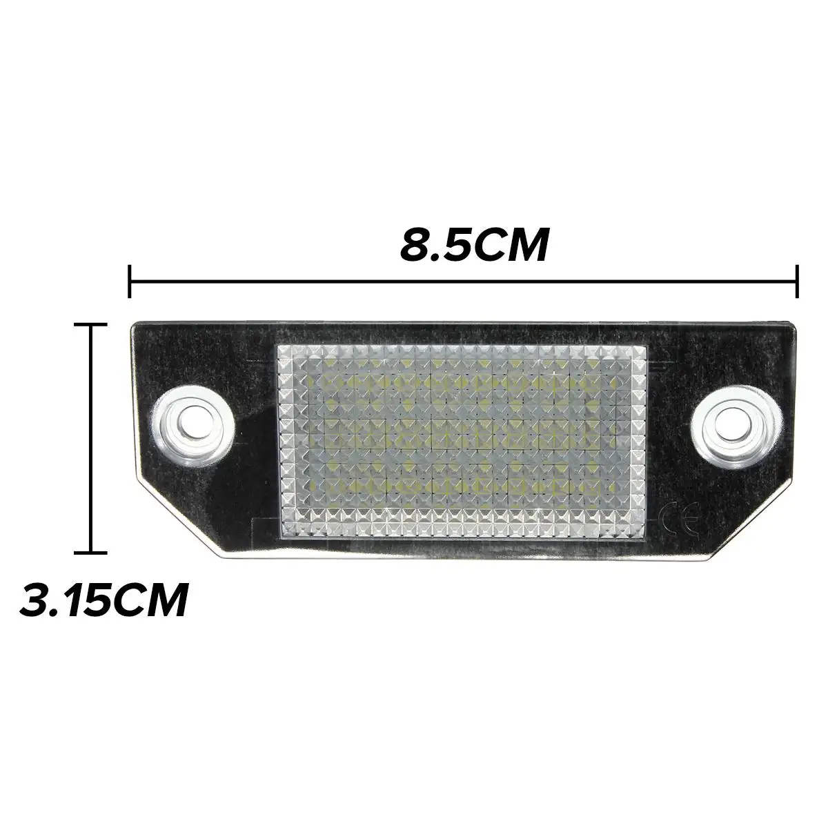 2X24 светодиода автомобильный номерной знак светильник для Ford Focus 2 C-Max Ford Focus MK2 2003 2003