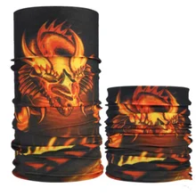 Многоцветный уличный шарф, ветрозащитная УФ-защита, лыжная бандана для пеших прогулок, рыбалки, шеи, велосипедная маска, волшебный шарф