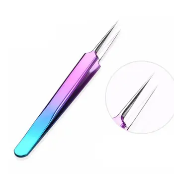 

Stainless Steel Tweezer Clip Nipper Eyelash Blackhead Acne Comedone Extractor Remover Nail Art Rhinestone Picking Tools