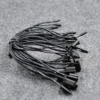 

1000pcs Black Hang Tag Waxed Black Strings/Cords Women Clothing/Wedding Dress Tag Stings 20cm Length Black Waxed Strings