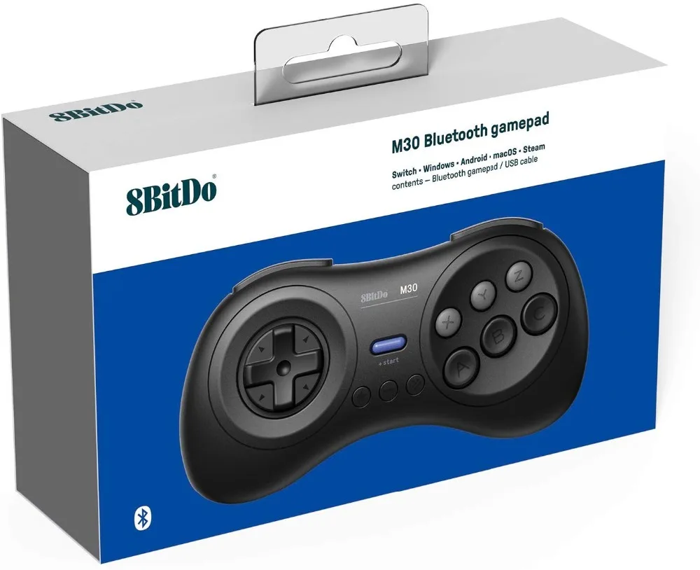 8BitDo M30 Bluetooth геймпад для sega Genesis Mega Drive Стиль для nintendo Switch macOS Android паровой Xiaomi смартфонов