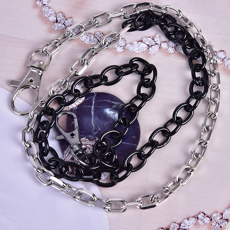 Ремень цепочка в стиле панк/хип хоп Простой Длинный металлический пояс поводок