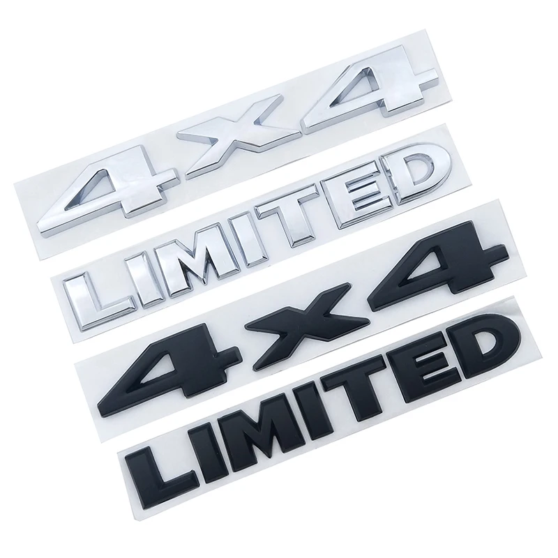 

XCCPJ 3D 4x4 Four Wheel Drive Car Sticker Logo Emblem Badge Decals Car Accessories for Jeep Frod Bmw Lada Honda Audi Toyota