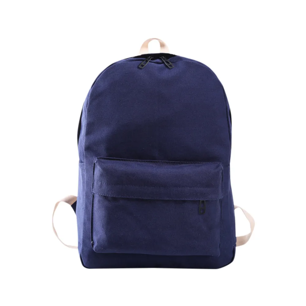 Dark Blue 10 цветов рюкзак для женщин девочек из парусины опрятный плечо школьные рюкзаки рюкзак сумка рюкзак крутой рюкзак для девочек-подростков - Цвет: Dark Blue