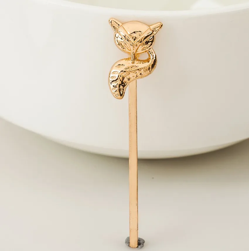 

Fashion Women Gold Silver Animal Flower Hairpin Hair Clip Hair Accessories Gift Gold Color Hair Clip Barrette For Women Girl
