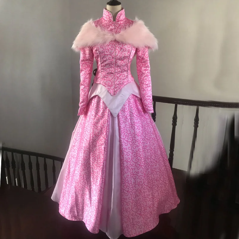 New Style Top Quality Princess Aurora Cosplay Costume For Adult Women Party Dress Custom-Made |