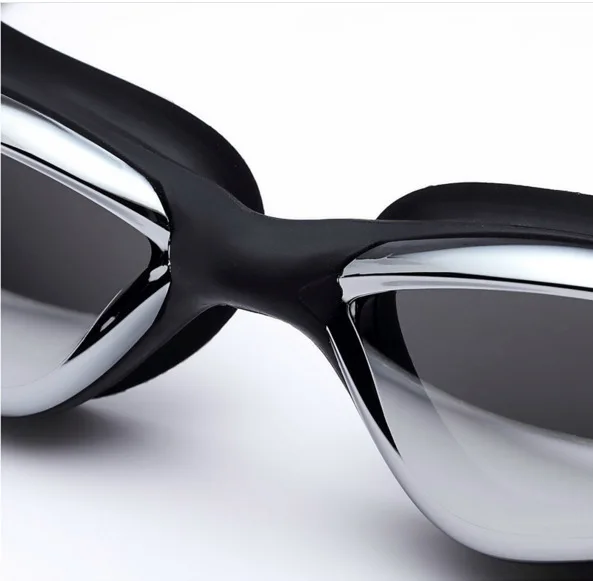 

Electroplated Anti-fog Swimming Glasses Plain Glass High-definition Goggles Waterproof Large Frame Goggles for Both Men And Wome