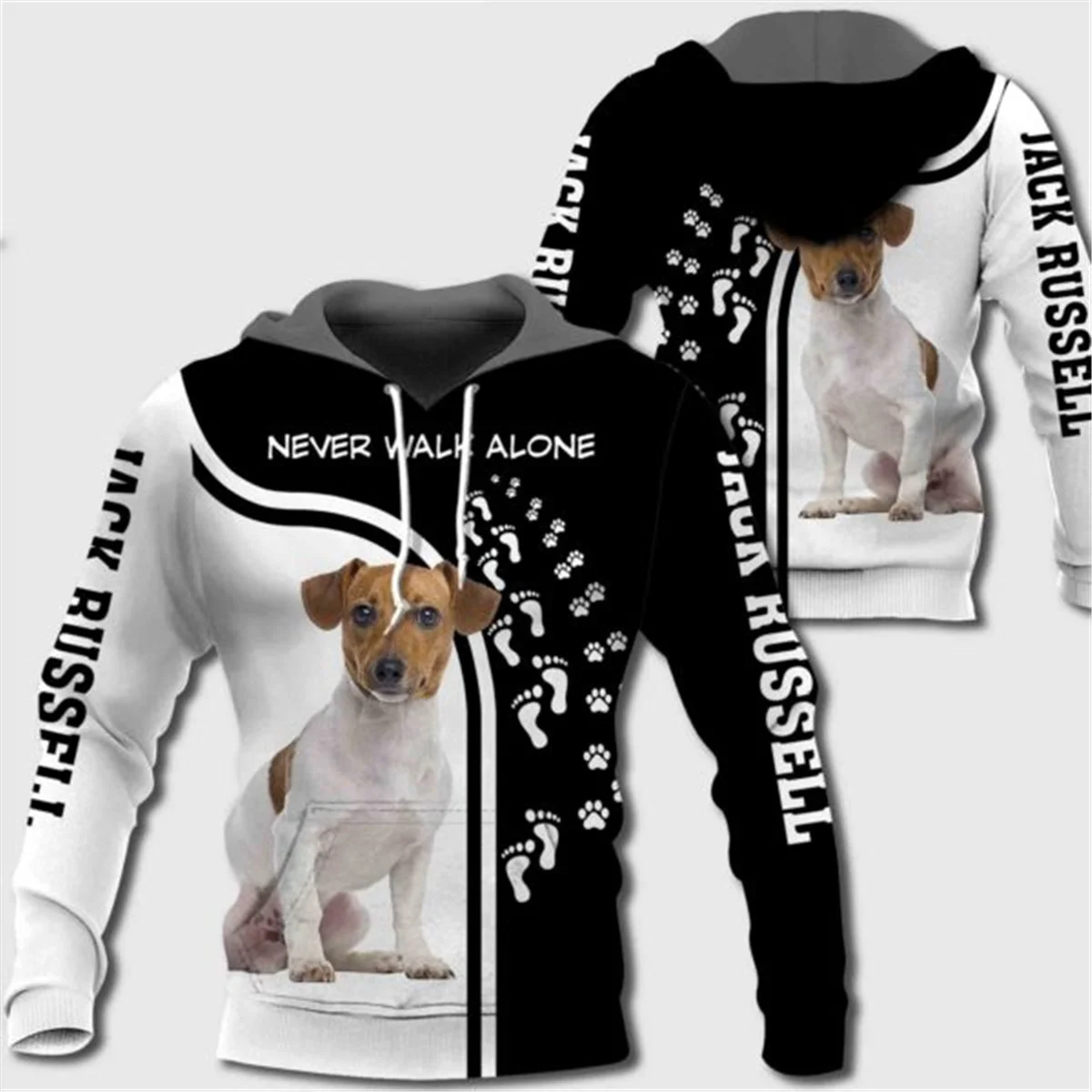 

Cute Animal Jack Russell 3D Jacket Men/women Casual Streetwear Hoodies Boys Hip Hop Kawaii Hood Sweatshirts Mens Hipster Clothes