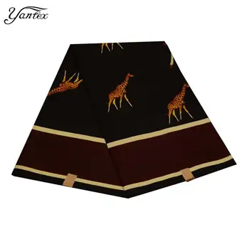 

YANTEX African Wax Prints Fabric 6 Yards New Ankara Nigeria Veritable Wax African Prints Ankara Wax Batik Fabric For Party Dress