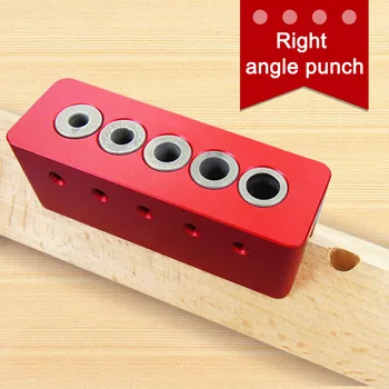 

Round Wood Carpentry Puncher Woodworking Straight Hole Jig Drill Guide Locator ALI88