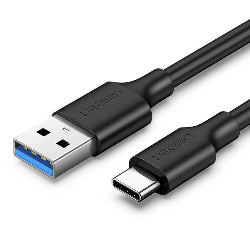  Ugreen USB 3.0 Cable 2.4A Flat USB C Cable Fast Charging USB Type-C Data Charger Cord Cable