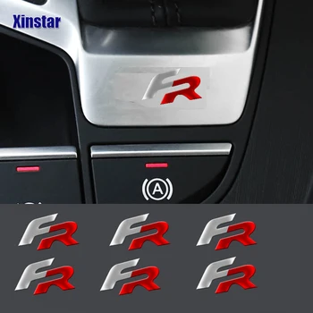 

20pcs Stainless Steel FR Car Interior Decals Sticker For SEAT CUPRA LEON IBIZA Tribu Ronda Exeo Cordoba Altea Arosa