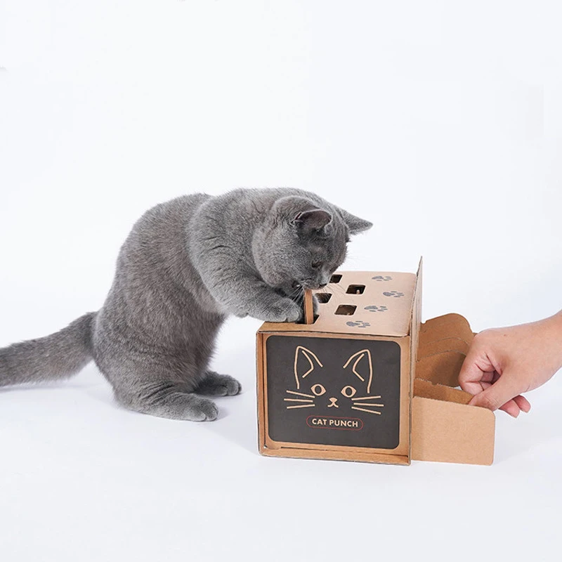 Интерактивные игрушки для кошек забавный кот хомяк складной котенок с
