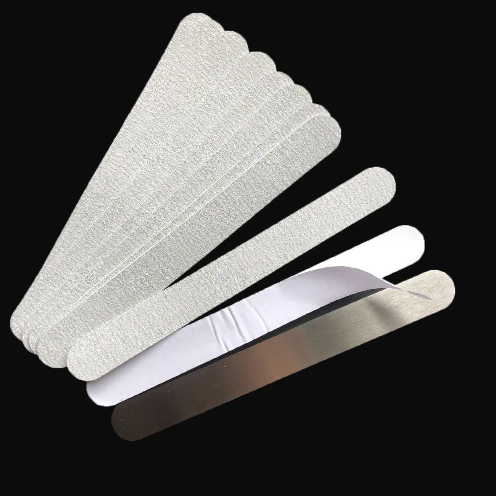 1 pc metal scraps with 1 set(10 pcs) replacement pads nail professional file removable sandpaper