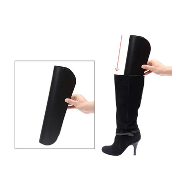 

2 Pcs Plastic Reelable Long Boots Shoes Stand Holder Support Stretcher Shaper 12inch S7JN