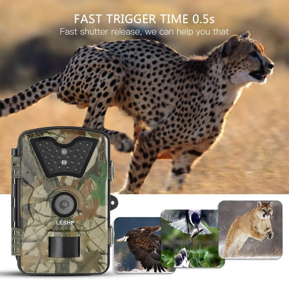 2.0MP HD1080P игра Trail Скаутинг охотничья камера с датчиком движения ИК-светодиоды инфракрасный День и Ночь Рабочая водонепроницаемая