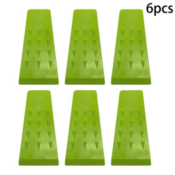 

6Pcs 5.5 Inch High Impact ABS Spiked Tree Felling Wedge For Tree Cutting Protect Equipment High-quality Materials