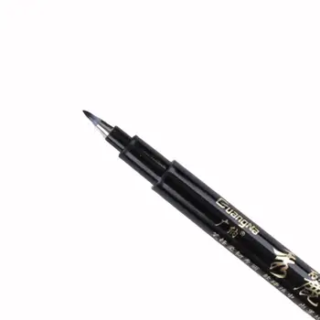

1/4/6/9pcs Plastic Calligraphy Pen Hand Lettering Pens Drawing For Writing Black Art Pens Pens Ink Lettering Marker Brush M A6L2