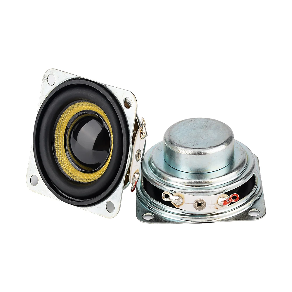AIYIMA 1.5 Inch 4/8ohm 5W Portable Speaker Audio Speakers Mini Audio Portable Speaker 40mm Full Range Ultra-Thin Neodymium Loudpeakers for DIY Home Theater 2PCS