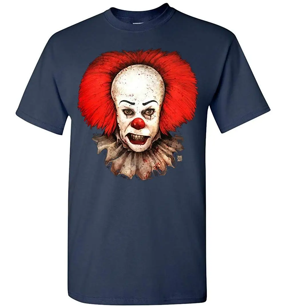

Stephen King IT Penywise Adults and Youth T-Shirt Tops Men Tee Shirts top tee