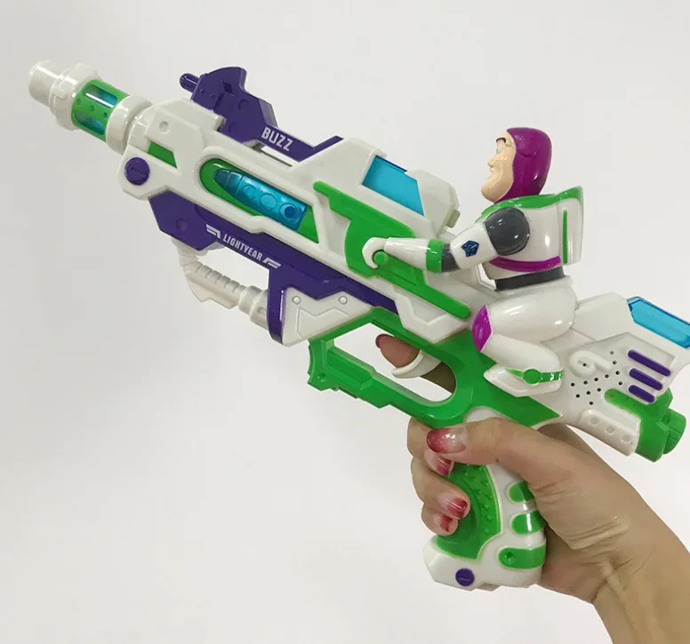 

Cross-Mirror Hot Selling Toy Story 4 Buzz Lightyear Gun Sound Making Shining Commemorative Edition Doll Model Garage Kit