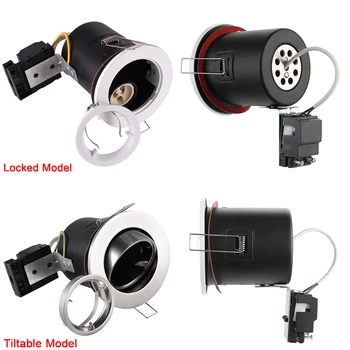 

Sale GU10 LED Downlight GU10 LED Downlight Die Cast Tiltable and Lock Recessed 90 Minutes fire rating LED Downlights Q30