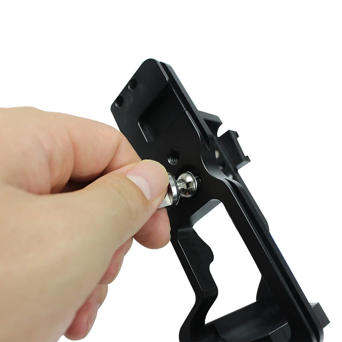 Screw Mount Adapter 1/4-20 Handle for DSLR Cameras Photo Tripod Accessories