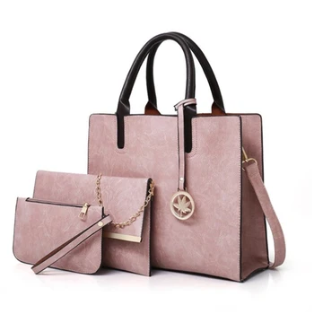 

Retro Bag Sets Three Pieces Fashion Leather Bags Handbags Women Crossbody Bag Tote Designer Shoulder Bag Composite Bags
