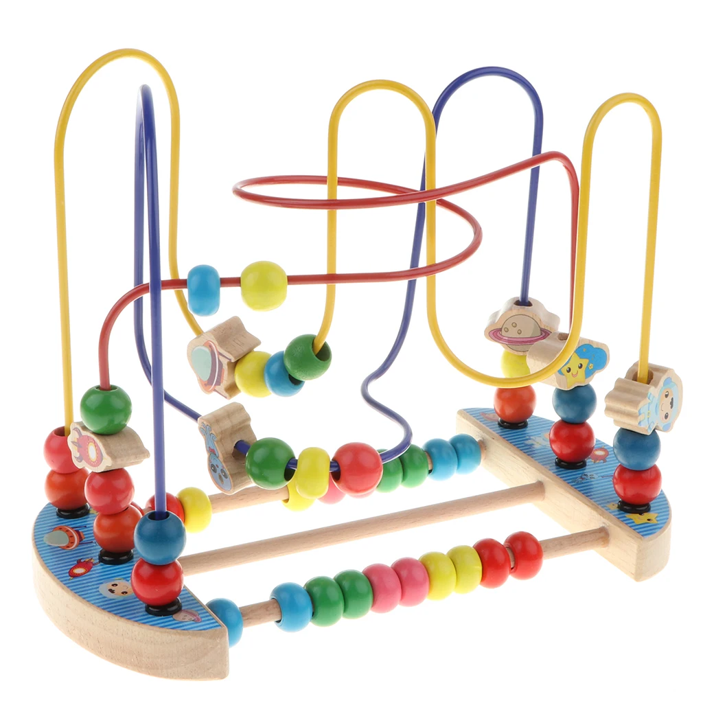 baby toy with sliding beads