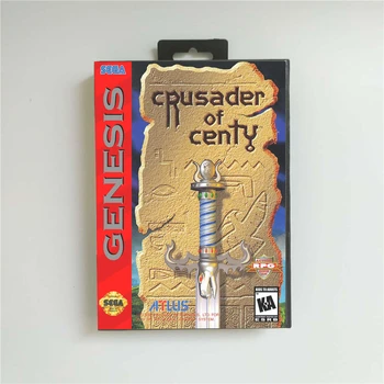 

Crusader of Centy (Battery Save) - USA Cover With Retail Box 16 Bit MD Game Card for Sega Megadrive Genesis Video Game Console