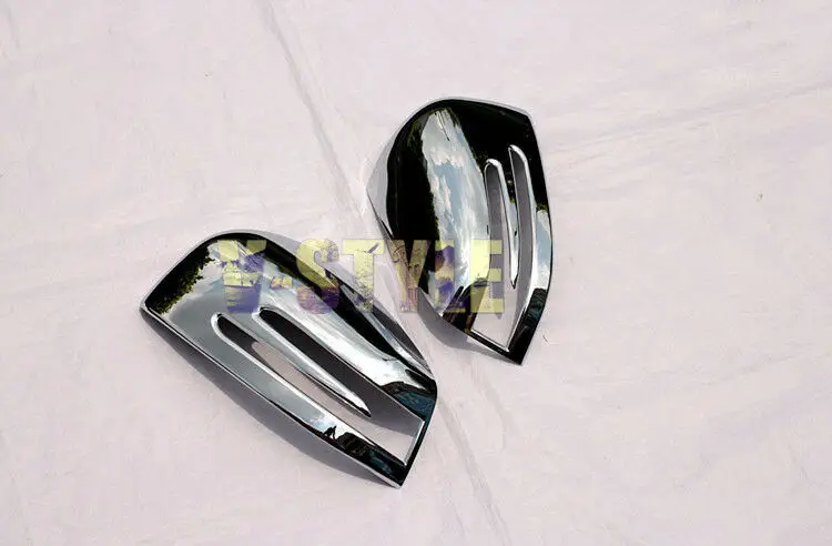 Хромированная боковая зеркальная Накладка для Mercedes BENZ W204 W212 W117 A B C E CLA GLA