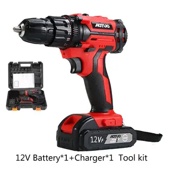 

12V Electric Screwdriver Wireless Power Driver DC Rechargeable Lithium-Ion Battery Home