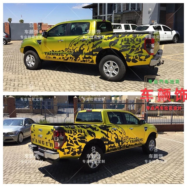 New Car Sticker For Ford RANGER Body Decoration Sticker RANGER Exterior  Modified Pull Flower Film - AliExpress