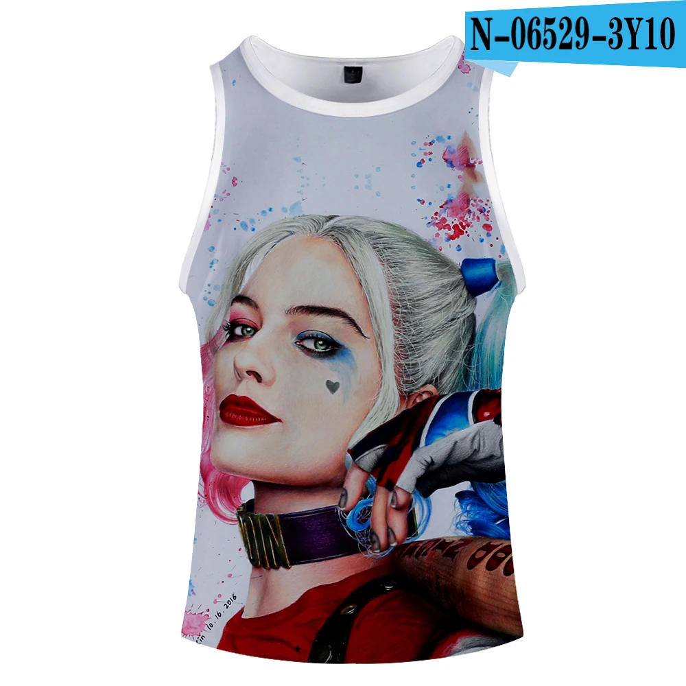 Birds of Prey 3D O-Neck Tank Top summer sleeveless wide shoulder men's women's casual Couple wear - Цвет: Коричневый