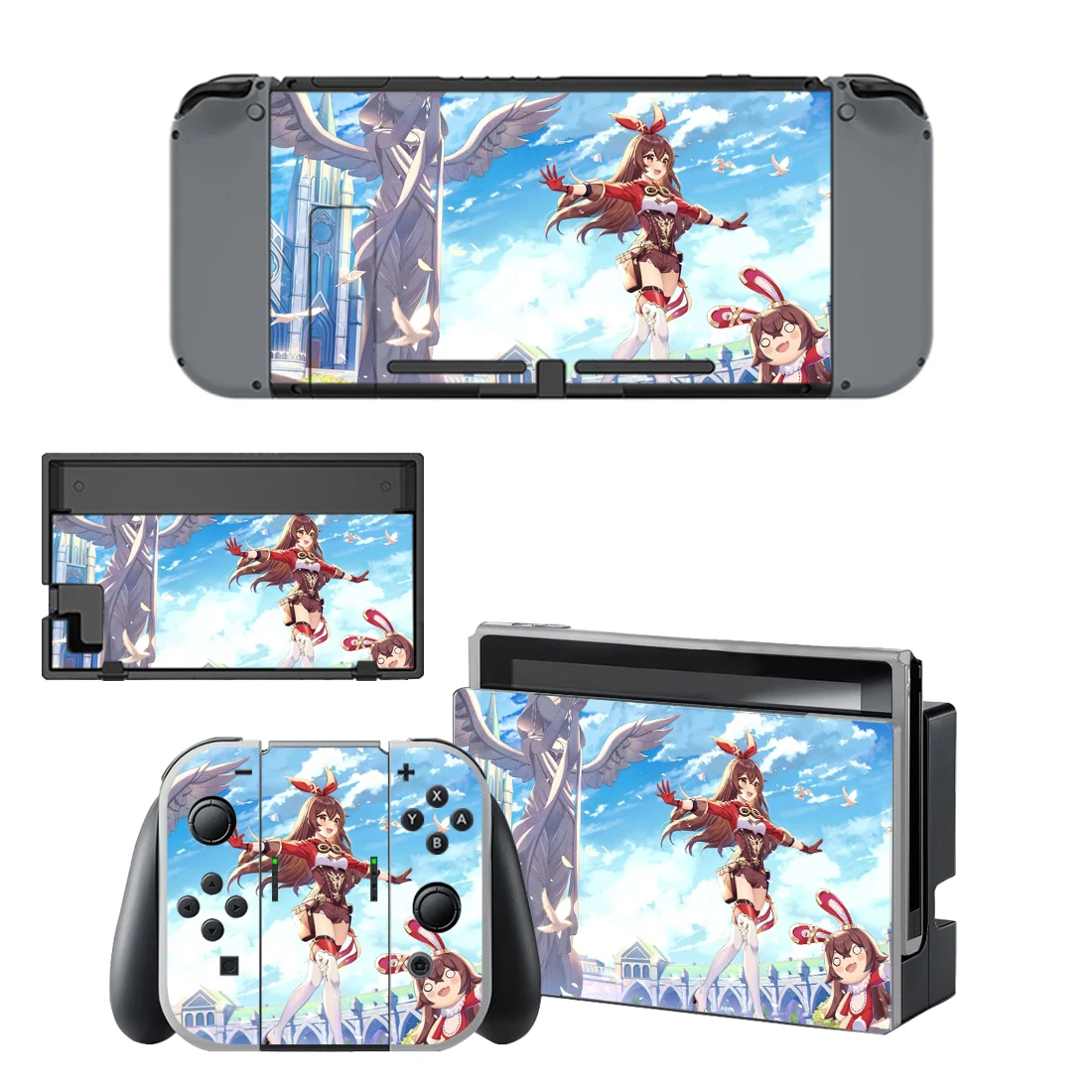 Genshin Impact Nintendo Switch Skin Sticker Nintendoswitch Stickers Skins For Nintend Switch Console And Joy Con Controller Stickers Aliexpress