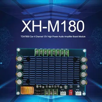 

4x50W XH-M180 TDA7850 Car 4 Channel 12V High Power Audio Amplifier Board Module Stereo Speaker Amplifier