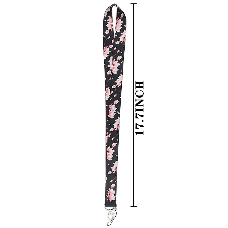 P4014 Dongmanli Вишневый брелок Lanyards держатель удостоверения личности ID карта пропуск спортзал мобильный бейдж держатель ключевой ремень