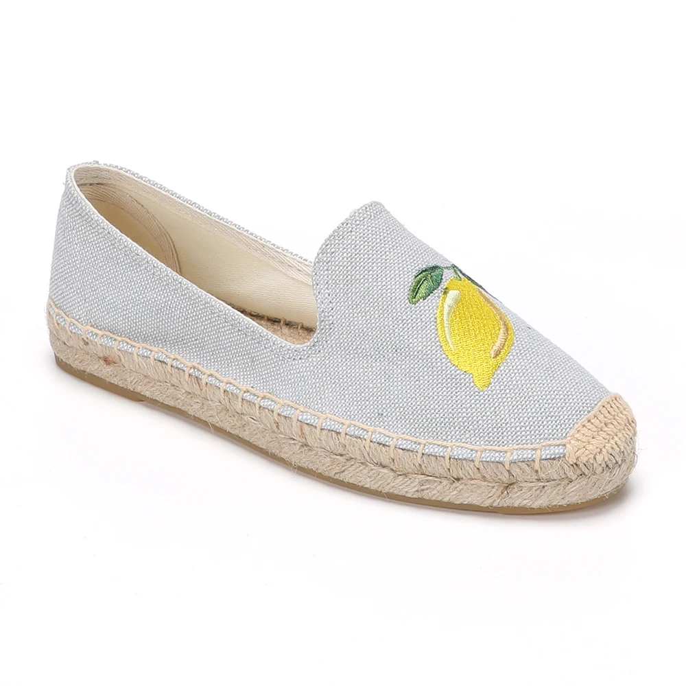 2021 New Zapatillas Mujer Casual Sapatos Tienda Soludos Shoes Flats Size Grey Sandals Platform Espadrilles For Flat Closed Toe 2