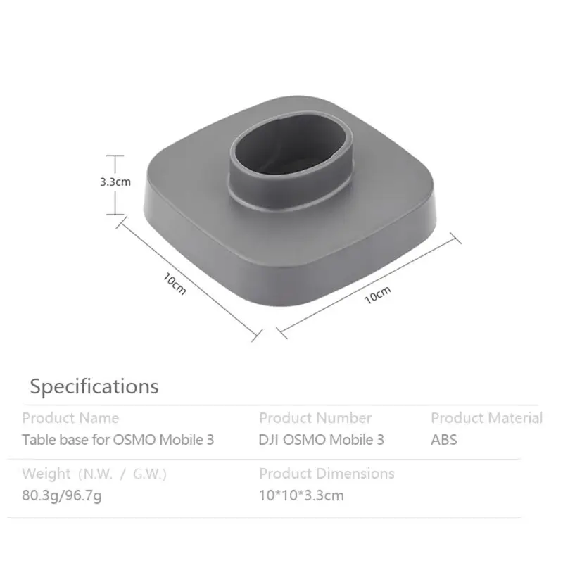 Для DJI Osmo Mobile 3 настольная база ручной карданный Держатель подставка аксессуары