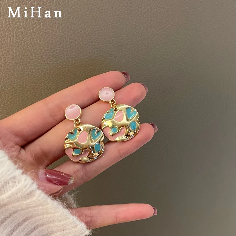 Mihan женские украшения геометрические серьги 2021 новый дизайн Золотое покрытие