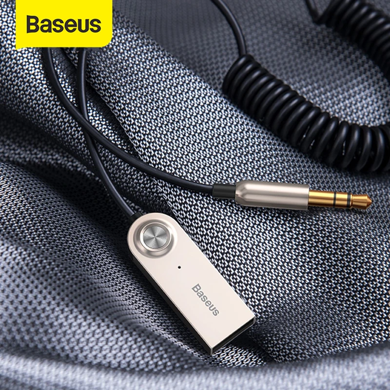 Baseus Bluetooth Transmitter Wireless Receiver 5.0 Car AUX 3.5mm Bluetooth Adapter Audio Cable Headphones|Wireless Adapter| - AliExpress